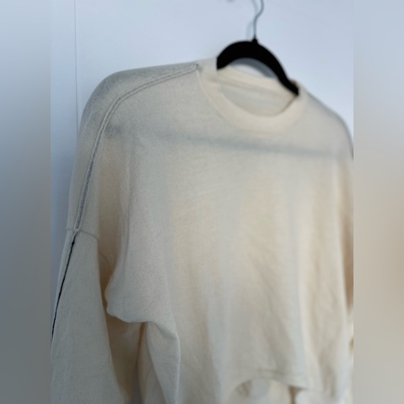Céline Cream Wool Sweater Size M | Minimalist Luxury Knit | 100% Wool - Picture 8 of 15